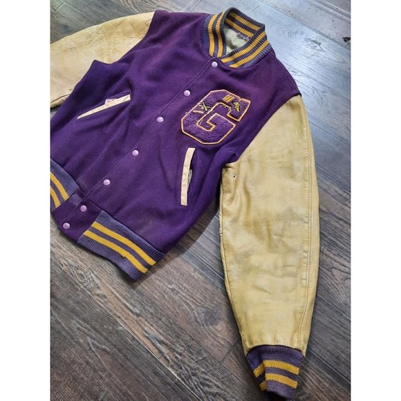 VTG 50S? MARSHALL GAMEMASTER  College Varsity Jacket. Big G.  Baseball & Track - Picture 2 of 16